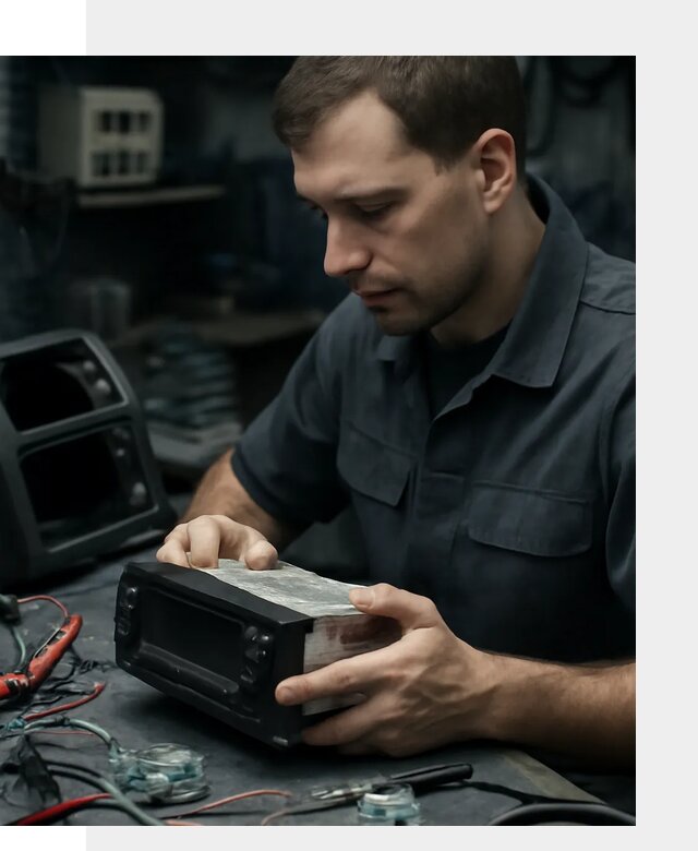 Ремонт автомобильных магнитол с гарантией в Ирбите